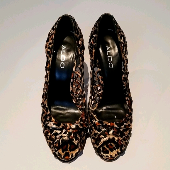 🐆 Leopard print satin shoes Aldo - Picture 2 of 7